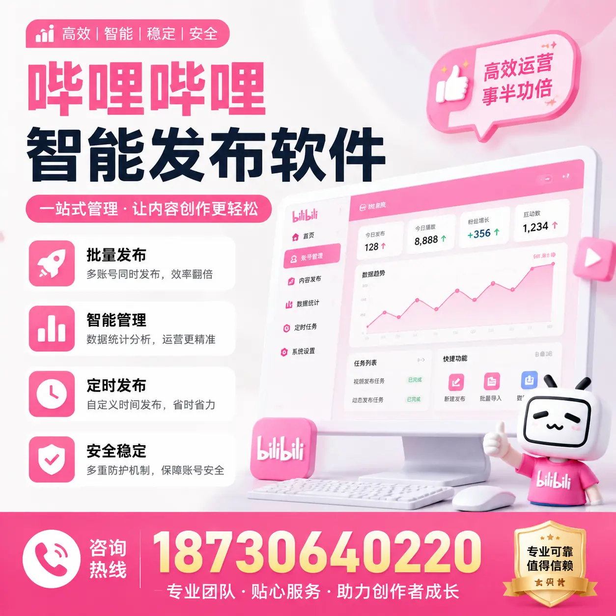 如何评估哔哩哔哩智能发布软件的ROI?绥化 企业必读